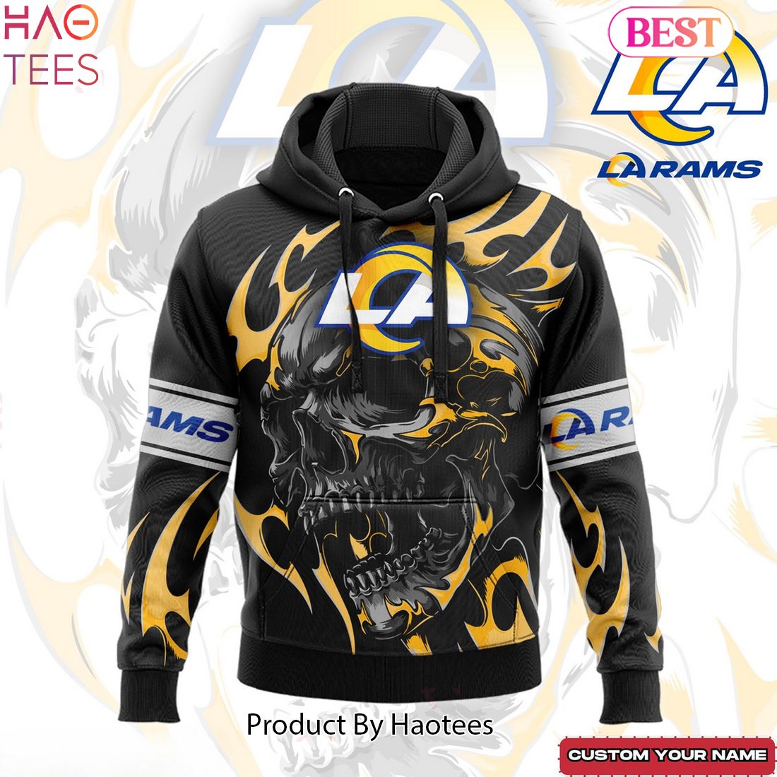 HOT TREND New Personalized Los Angeles Rams Hoodie
