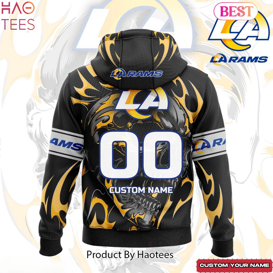 HOT TREND New Personalized Los Angeles Rams Hoodie HOT TREND New Personalized Los Angeles Rams Hoodie
