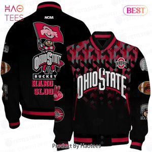 HOT TREND Ohio State Buckeyes NCAA Division Football Varsity Jacket