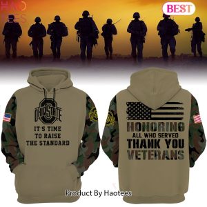 HOT TREND Ohio State Football Hoodie Veterans Day