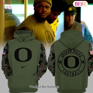 HOT TREND Oregon Ducks Football Veterans Hoodie