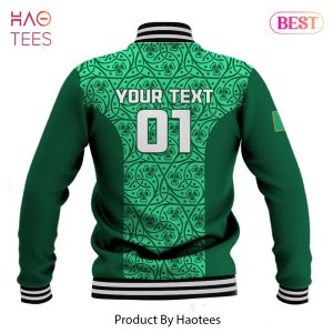 HOT TREND Personalised Ireland Rugby 2023 Celtic Cross Mix Varsity Jacket