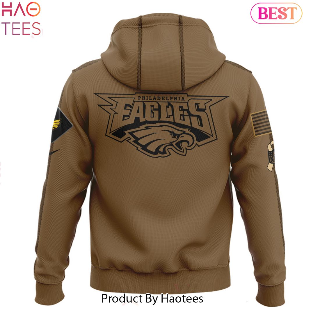 Men's philadelphia eagles outlet salute to service hoodie