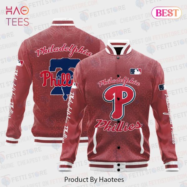 HOT TREND Philadelphia Phillies Major League Baseball AOP Varsity Jacket