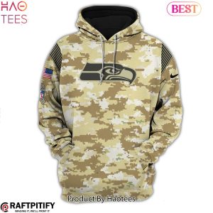HOT TREND Seattle Seahawks Hoodie x Salute To Service Hoodie