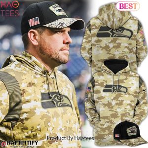 HOT TREND Seattle Seahawks Hoodie x Salute To Service Hoodie
