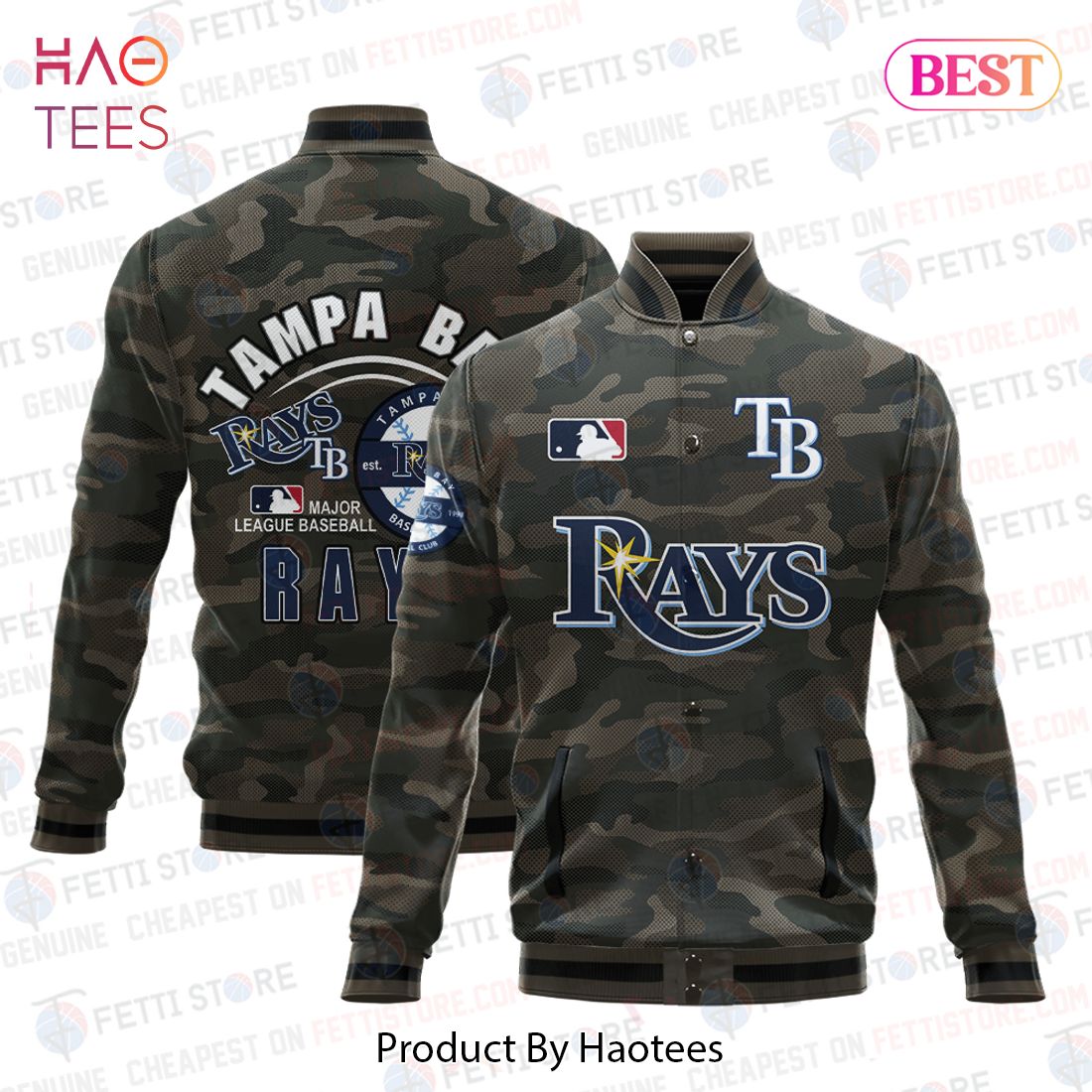 HOT TREND Tampa Bay Rays Major League Baseball Camo AOP Varsity Jacket HOT TREND Tampa Bay Rays Major League Baseball Camo AOP Varsity Jacket