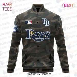 HOT TREND Tampa Bay Rays Major League Baseball Camo AOP Varsity Jacket