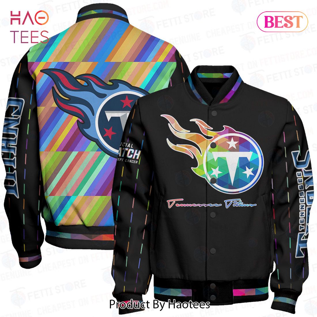 HOT TREND Tennessee Titans National Football League AOP Varsity Jacket HOT TREND Tennessee Titans National Football League AOP Varsity Jacket