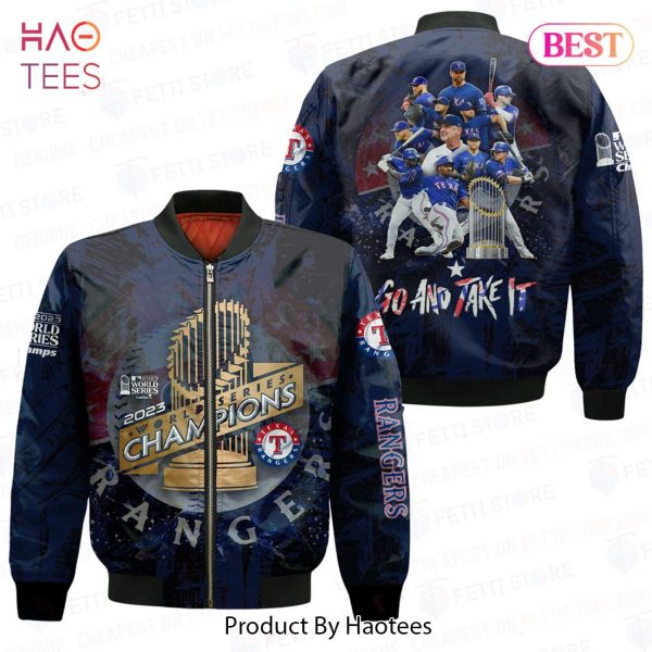 HOT TREND Texas RangersMajor League Baseball AOP Bomber Jacket