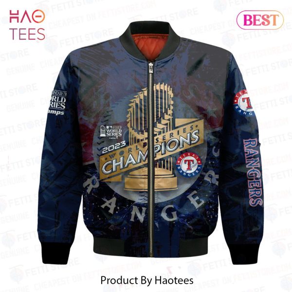 HOT TREND Texas RangersMajor League Baseball AOP Bomber Jacket