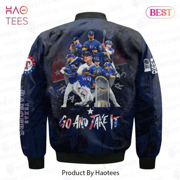 HOT TREND Texas RangersMajor League Baseball AOP Bomber Jacket