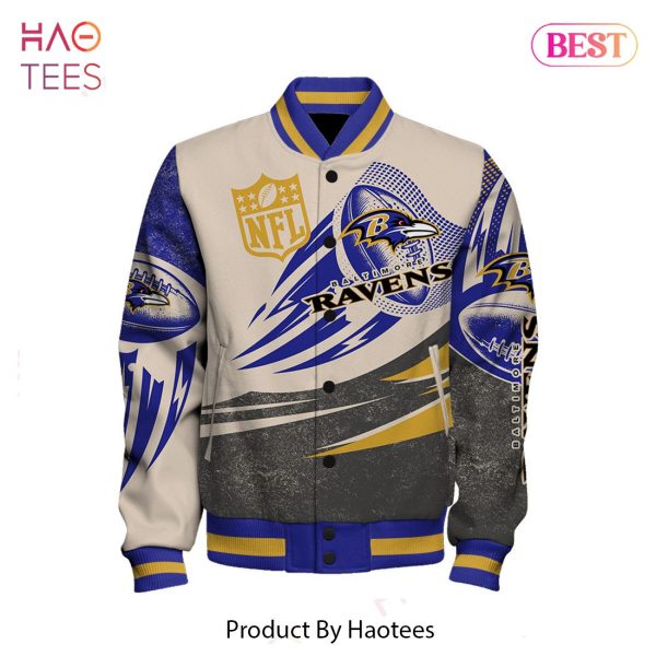 LIMITED Baltimore Ravens National Football League Customized AOP Varsity Jacket