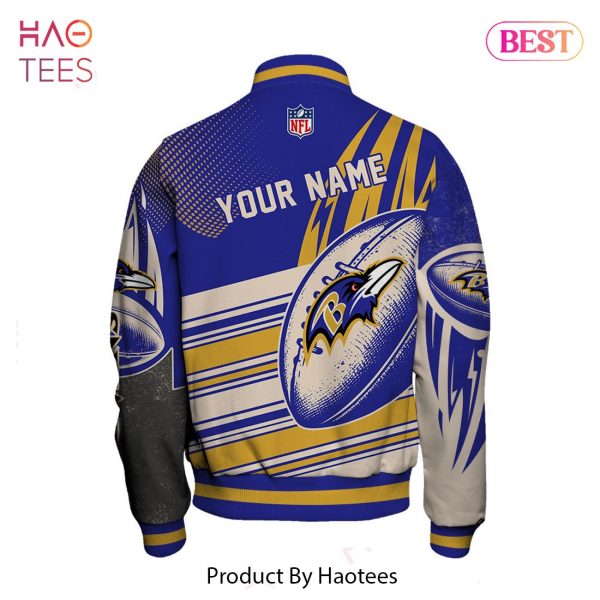 LIMITED Baltimore Ravens National Football League Customized AOP Varsity Jacket