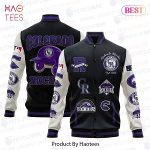 LIMITED Colorado Rockies Major League Baseball AOP Varsity Jacket