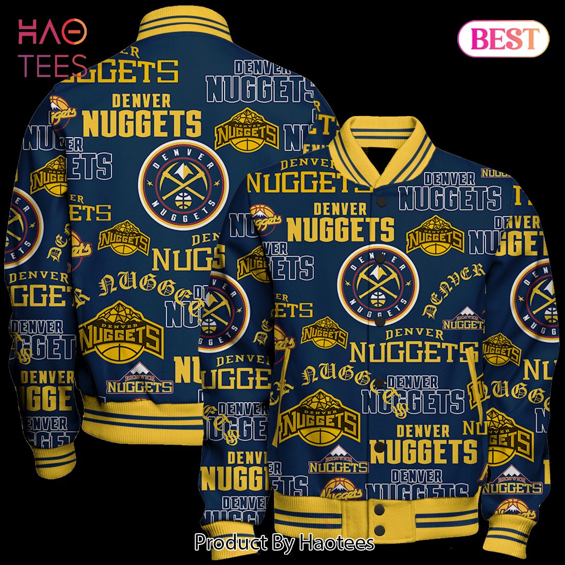 LIMITED Denver Nuggets National Basketball Association Varsity Jacket LIMITED Denver Nuggets National Basketball Association Varsity Jacket