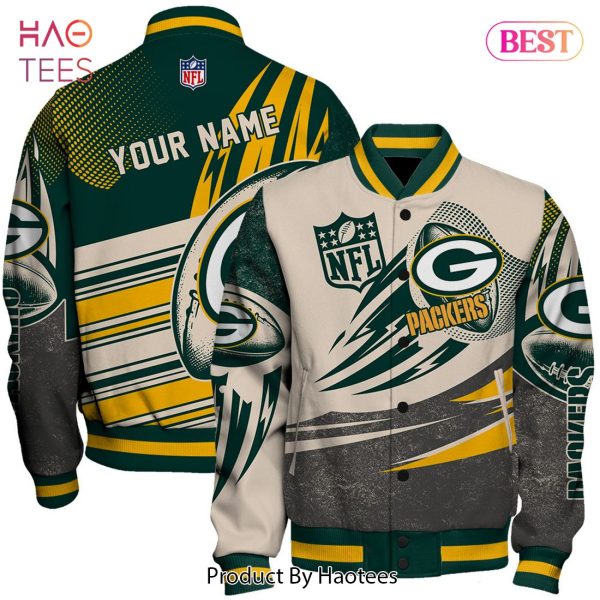 LIMITED Green Bay Packers National Football League Customized AOP Varsity Jacket
