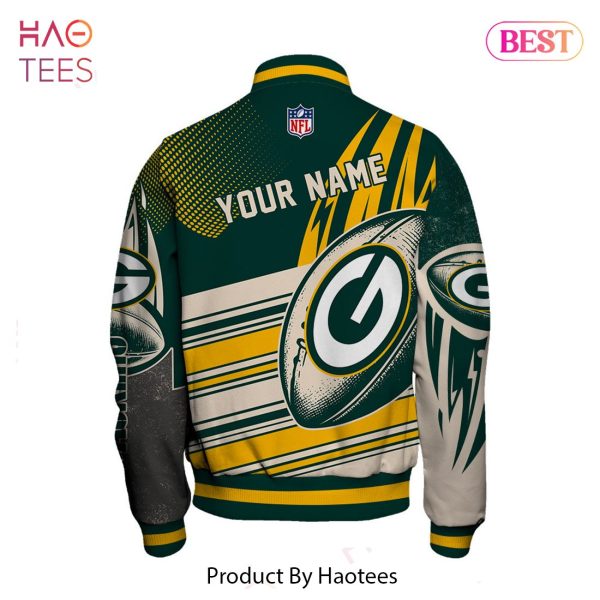 LIMITED Green Bay Packers National Football League Customized AOP Varsity Jacket