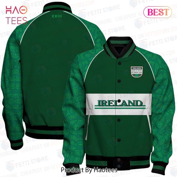 LIMITED Ireland Rugby World Cup France 2023 Line Varsity Jacket