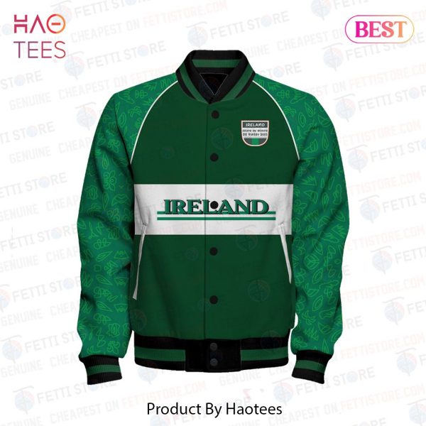 LIMITED Ireland Rugby World Cup France 2023 Line Varsity Jacket
