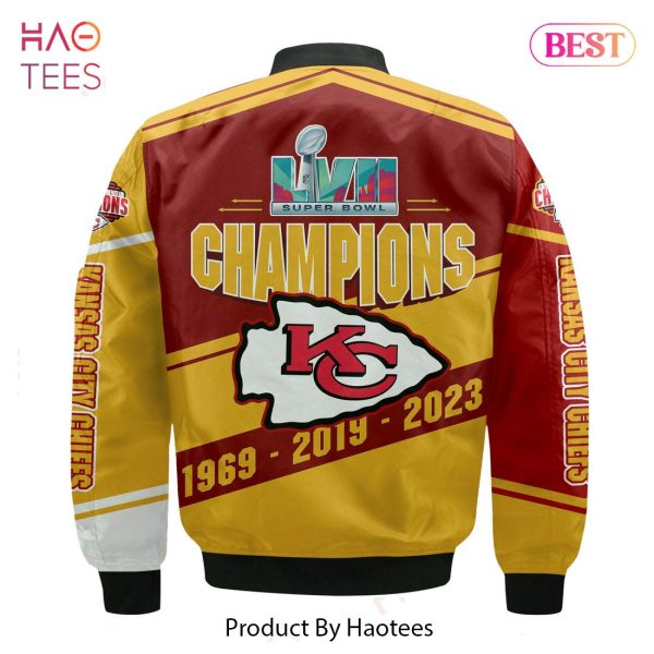 LIMITED Kansas City ChiefsSuper Bowl Championship 2023 Unisex 3D Bomber Jacket