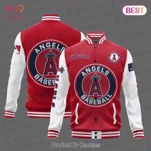 LIMITED Los Angeles Angels Major League Baseball AOP Varsity Jacket