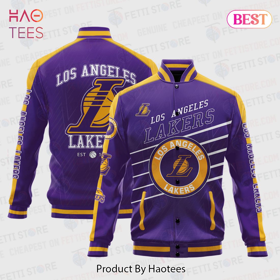 LIMITED Los Angeles Lakers National Basketball Association Varsity Jacket LIMITED Los Angeles Lakers National Basketball Association Varsity Jacket