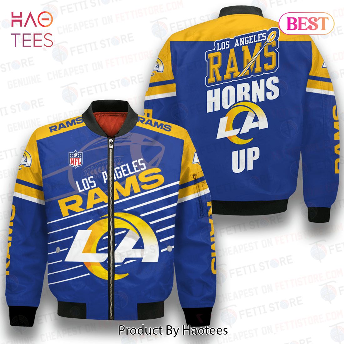 LIMITED Los Angeles Rams National Football League 3D Bomber Jacket