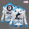 LIMITED Miami Marlins Major League Baseball AOP Varsity Jacket