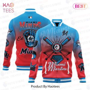 LIMITED Miami Marlins Major League Baseball Varsity Jacket