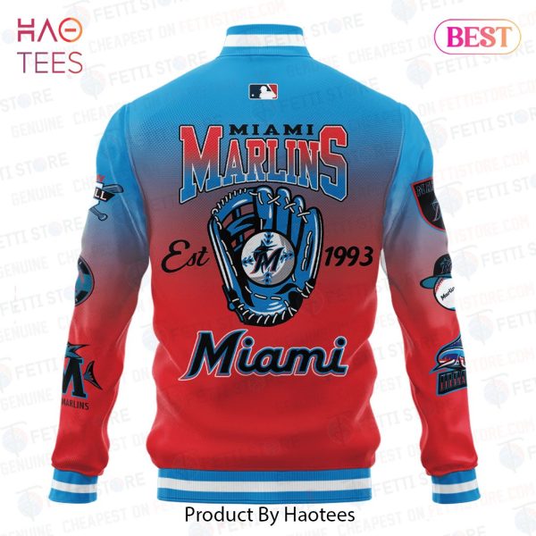LIMITED Miami Marlins Major League Baseball Varsity Jacket