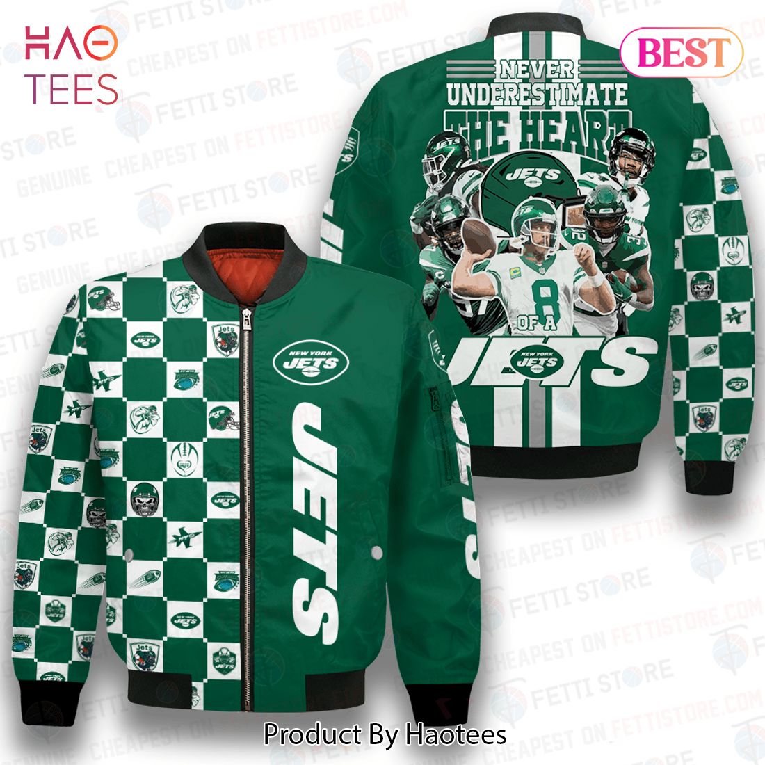 LIMITED New York Jets NFL 2023 Unisex AOP Bomber Jacket