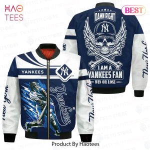 LIMITED New York Yankees Pattern MLB 3D Bomber Jacket