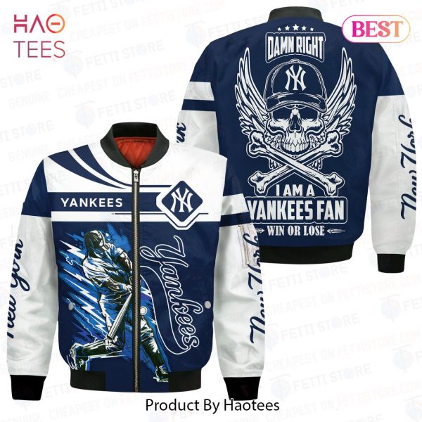 LIMITED New York Yankees Pattern MLB 3D Bomber Jacket