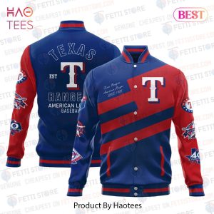 LIMITED Texas Rangers American League Baseball Varsity Jacket