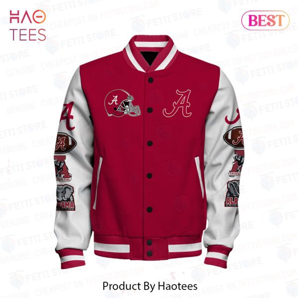 LUXURY Alabama Crimson Tide NCAA Football Varsity Jacket