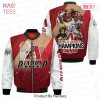 LUXURY Arizona DiamondbacksMajor League Baseball AOP Bomber Jacket