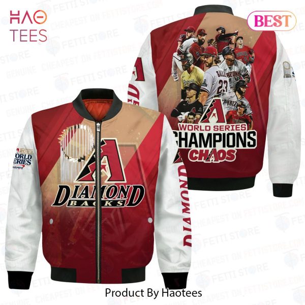 LUXURY Arizona DiamondbacksMajor League Baseball AOP Bomber Jacket