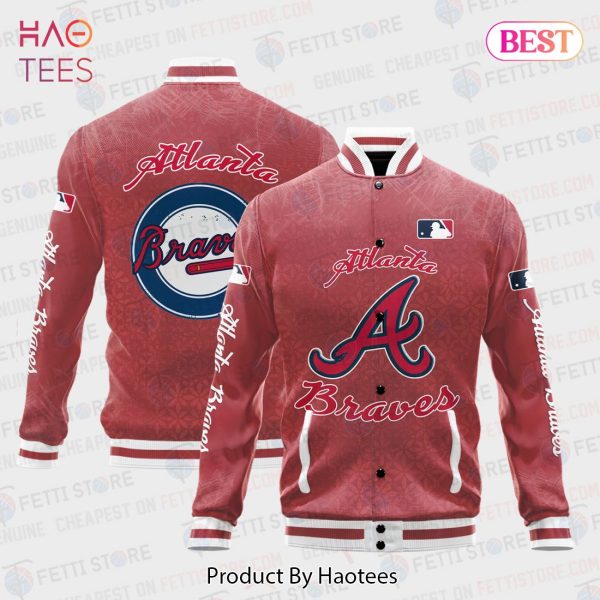 LUXURY Atlanta Braves Major League Baseball AOP Varsity Jacket