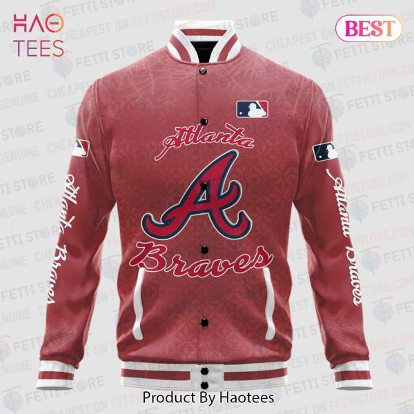 LUXURY Atlanta Braves Major League Baseball AOP Varsity Jacket