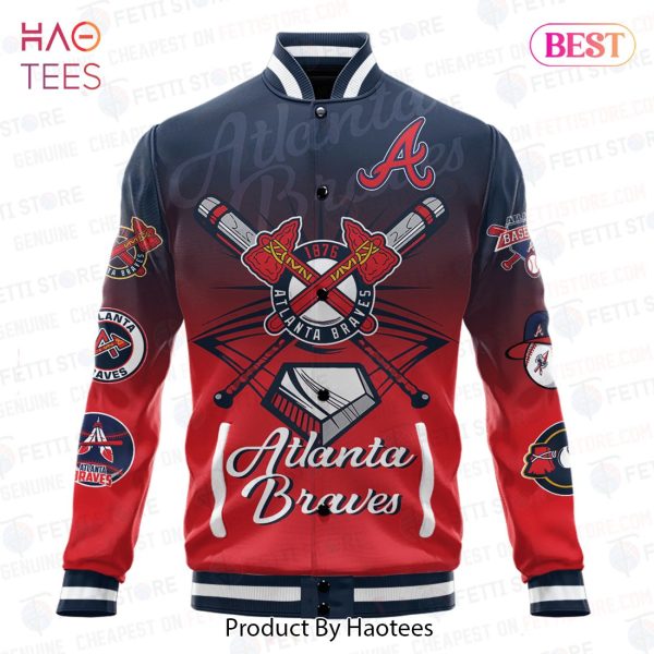 LUXURY Atlanta Braves Major League Baseball Varsity Jacket