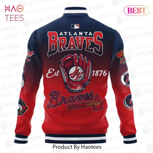 LUXURY Atlanta Braves Major League Baseball Varsity Jacket