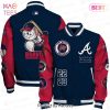 LUXURY Atlanta Braves Major League Baseball Varsity Jacket LUXURY Atlanta Braves Major League Baseball Varsity Jacket