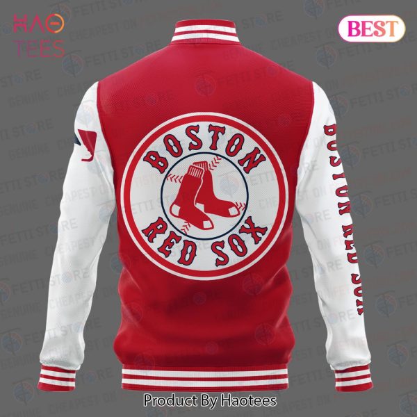 LUXURY Boston Red Sox Major League Baseball AOP Varsity Jacket