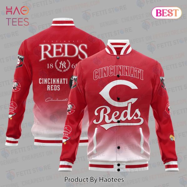 LUXURY Cincinnati Reds 1869 Best MLB Vintage Varsity Jacket