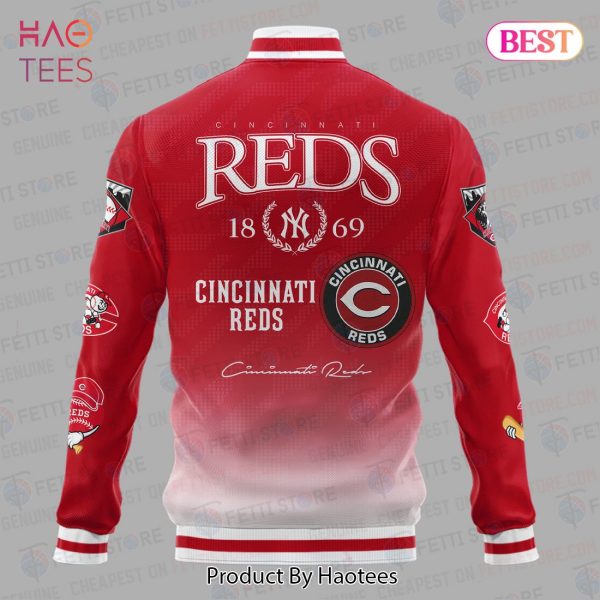 LUXURY Cincinnati Reds 1869 Best MLB Vintage Varsity Jacket