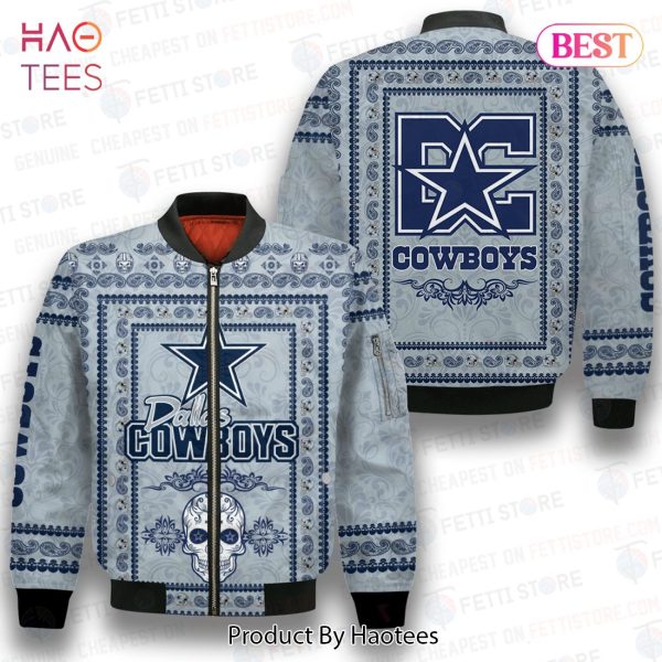 LUXURY Dallas Cowboys Classic Pattern NFL 3D Bomber Jacket