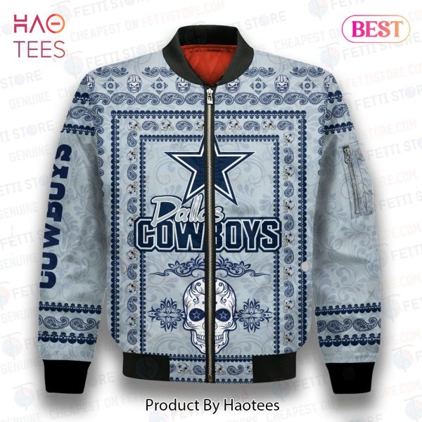 LUXURY Dallas Cowboys Classic Pattern NFL 3D Bomber Jacket