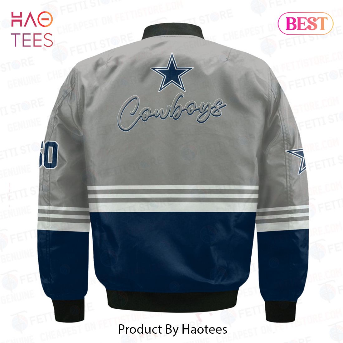 LUXURY Dallas CowboysNational Football League AOP Bomber Jacket LUXURY Dallas CowboysNational Football League AOP Bomber Jacket