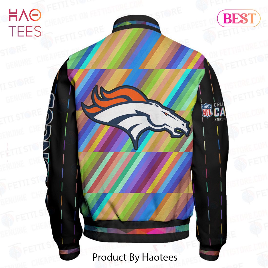 LUXURY Denver Broncos National Football League AOP Varsity Jacket LUXURY Denver Broncos National Football League AOP Varsity Jacket